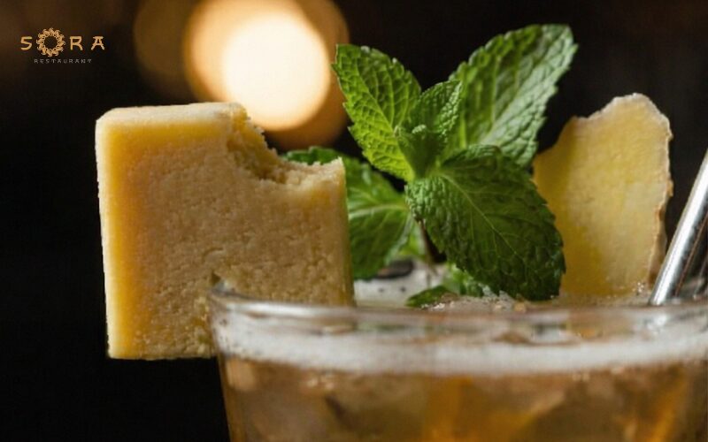 Signature cocktails featured during Happy Hour at Sora Restaurant